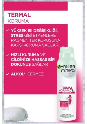 Garnier Sprey Kadın Deodorant 5x150 ml