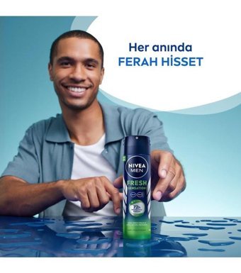 Nivea Fresh Sensation Kadın Deodorant 2x150 ml