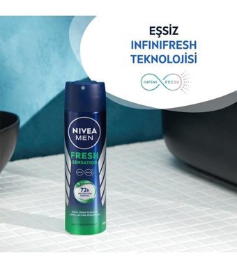 Nivea Fresh Sensation Kadın Deodorant 2x150 ml