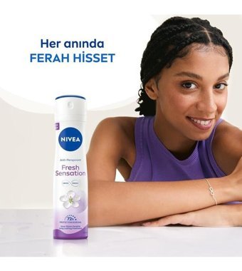 Nivea Fresh Sensation Kadın Deodorant 2x150 ml