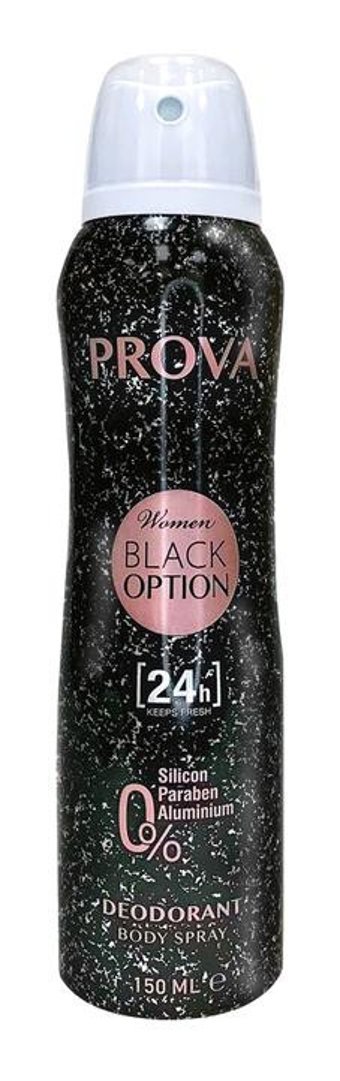 Prova Black Option Sprey Kadın Deodorant 150 ml