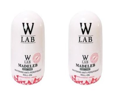 W-Lab Madeleb Roll-On Unisex Deodorant 2x50 ml