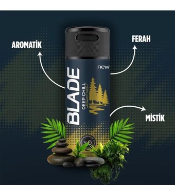 Blade Deep Chill Sprey Erkek Deodorant 6x150 ml