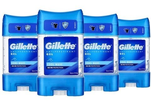 Gillette Cool Wave Jel Erkek Deodorant 4x70 ml