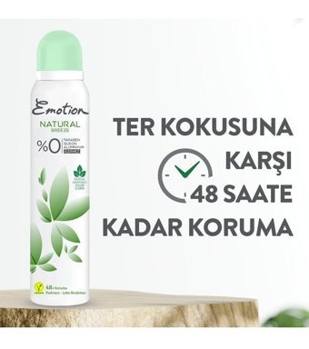 Emotion Natural Breeze Kadın Deodorant 6x200 ml