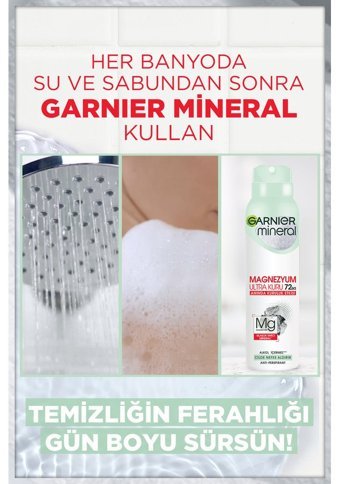 Garnier Sprey Kadın Deodorant 3x150 ml