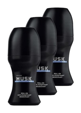 Avon Musk Air Roll-On Erkek Deodorant 3x50 ml