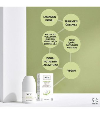 Incia Ter Önleyici Roll-On Unisex Deodorant 2x50 ml