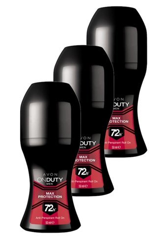 Avon Onduty Max Roll-On Erkek Deodorant 3x50 ml