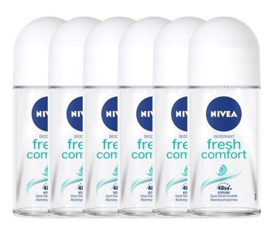 Nivea Fresh Comfort Roll-On Kadın Deodorant 6x50 ml