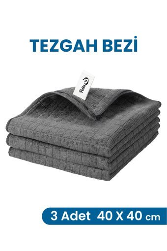 Pella Classic 40x40 cm Mikrofiber Temizlik Bezi 3'lü