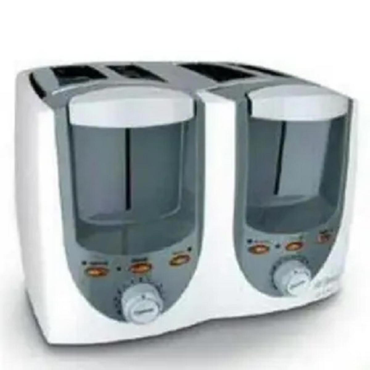 Arzum AR221 4 Dilim Kırıntı Tepsili 1400 W Beyaz Ekmek Kızartma Makinesi