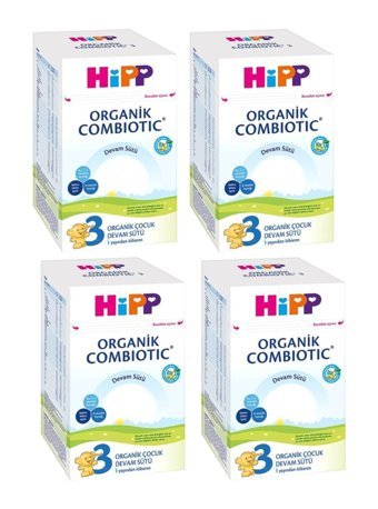 Hipp Combiotic Tahılsız Glutensiz Organik Probiyotikli 3 Numara Devam Sütü 4x800 gr