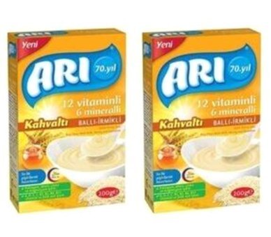 Arı Tahıllı İrmikli Probiyotikli Kaşık Maması 2x200 gr