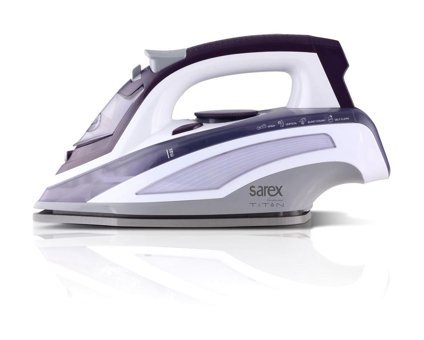 Sarex SR 3520 Titan 3000 W Seramik Tabanlı Şok Buharlı Yatay Buharlı Ütü