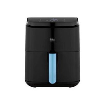 Fakir Glamair Chefry Airfryer 5 lt Tek Hazneli Led Ekranlı Yağsız Sıcak Hava Fritözü Siyah