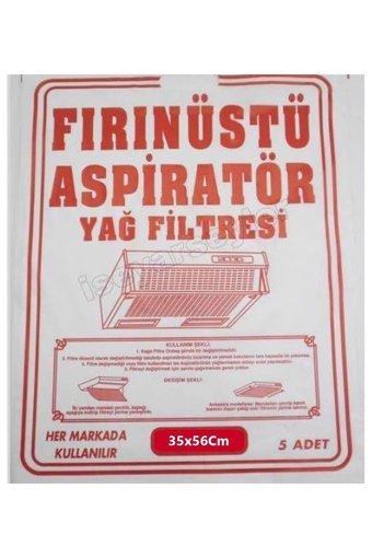 Nisa Aspiratör Kağıt Yağ Filtresi