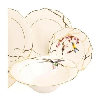 Mikasa Moor Harmony 74 Parça 12 Kişilik Bone China Porselen Elips Yemek Takımı