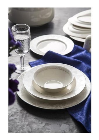 Emsan Anderson 60 Parça 12 Kişilik Bone China Porselen Yuvarlak Yemek Takımı