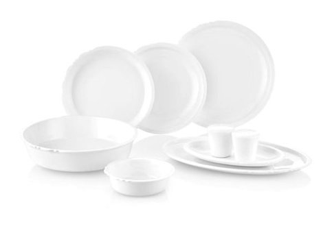 Koleksiyon Eser-I Istanbul 55 Parça 12 Kişilik Bone China Porselen Yuvarlak Yemek Takımı