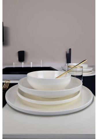 Digithome Aria Collection 24 Parça 6 Kişilik Porselen Yuvarlak Yemek Takımı