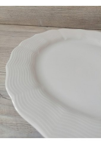 Porland Wavy 24 Parça 6 Kişilik Porselen Yuvarlak Yemek Takımı