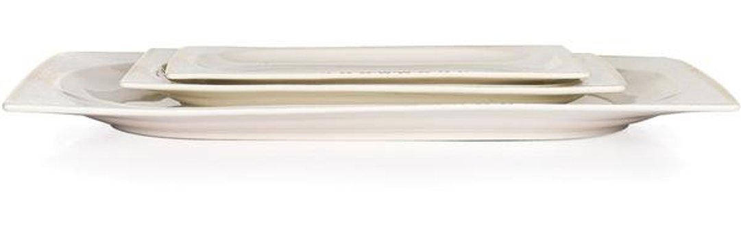 Schafer Glamor Regal 60 Parça 12 Kişilik Porselen Kare Yemek Takımı