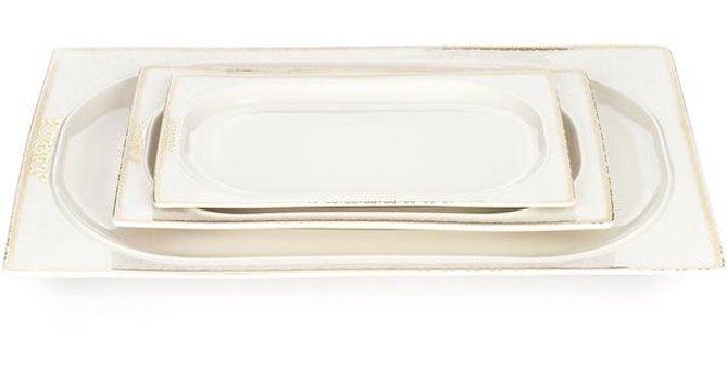 Schafer Glamor Regal 60 Parça 12 Kişilik Porselen Kare Yemek Takımı