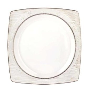 Korkmaz A8445 60 Parça 12 Kişilik Porselen Kare Yemek Takımı
