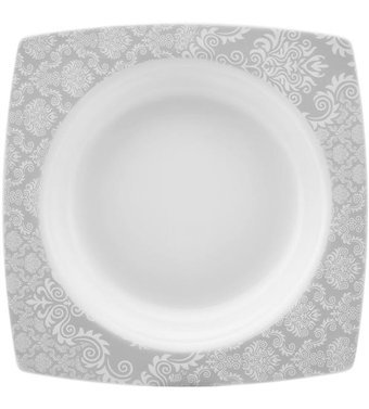 Karaca Bridal 24 Parça 6 Kişilik Porselen Kare Yemek Takımı