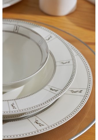 Emsan Olivia 60 Parça 12 Kişilik Bone China Porselen Yuvarlak Yemek Takımı