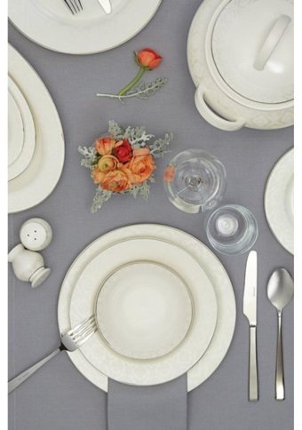 Emsan Hira 60 Parça 12 Kişilik Bone China Porselen Yuvarlak Yemek Takımı