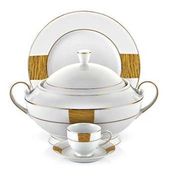 Schafer Shf 5040 86 Parça 12 Kişilik Porselen Yuvarlak Yemek Takımı