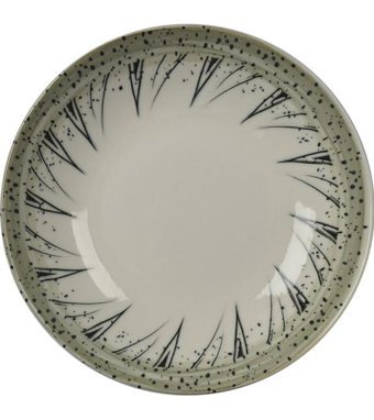 Kitchen Life China 24 Parça 6 Kişilik Bone China Porselen Yuvarlak Yemek Takımı