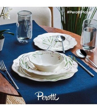 Rossel Premium 1448 24 Parça 6 Kişilik Porselen Yuvarlak Yemek Takımı