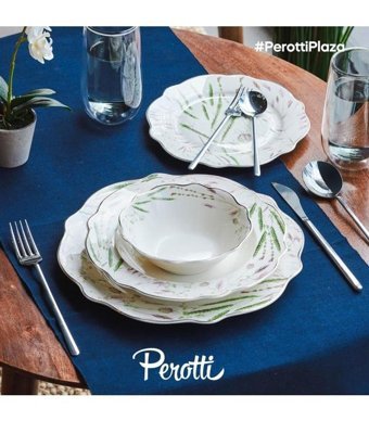 Rossel Premium 1448 24 Parça 6 Kişilik Porselen Yuvarlak Yemek Takımı