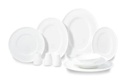 Korkmaz A8169 60 Parça 12 Kişilik Porselen Yuvarlak Yemek Takımı