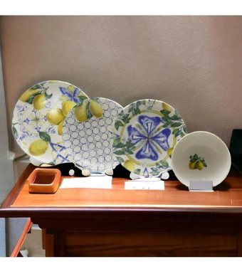 Chichi Home 24 Parça 6 Kişilik Desenli Porselen Yuvarlak Yemek Takımı