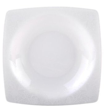 Emsan Fine Bone Meyra 61 Parça 12 Kişilik Bone China Porselen Kare Yemek Takımı