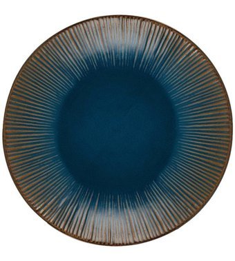 İstanbul Porselen Mahruz 18 Parça 6 Kişilik Stoneware Yuvarlak Yemek Takımı