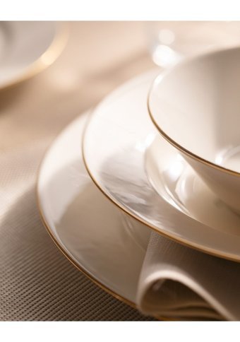 Madame Coco Ariane 24 Parça 6 Kişilik Bone China Porselen Yuvarlak Yemek Takımı