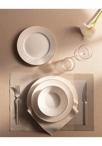 Madame Coco Ariane 24 Parça 6 Kişilik Bone China Porselen Yuvarlak Yemek Takımı