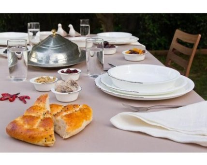 Koleksiyon St 120Pc 120 Parça 12 Kişilik Bone China Porselen Yuvarlak Yemek Takımı