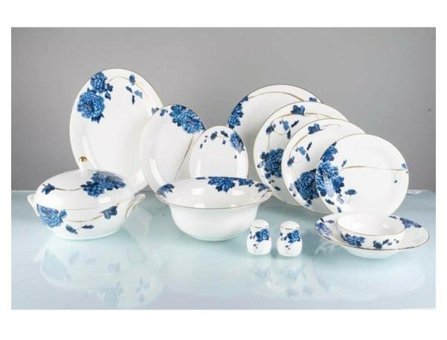 Prouna Emperor 72 Parça 12 Kişilik Bone China Porselen Yuvarlak Yemek Takımı