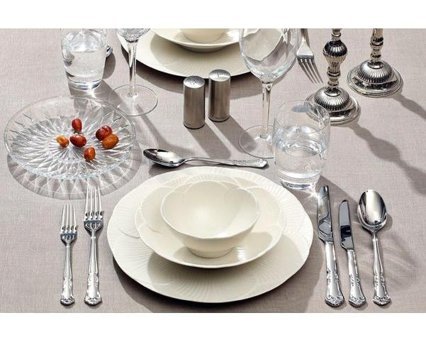 Porland 04PLM005590 18 Parça 6 Kişilik Porselen Yuvarlak Yemek Takımı