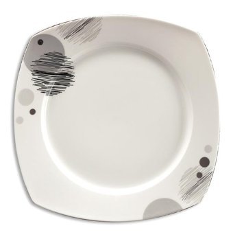 Schafer Shf 6009 85 Parça 12 Kişilik Bone China Porselen Kare Yemek Takımı