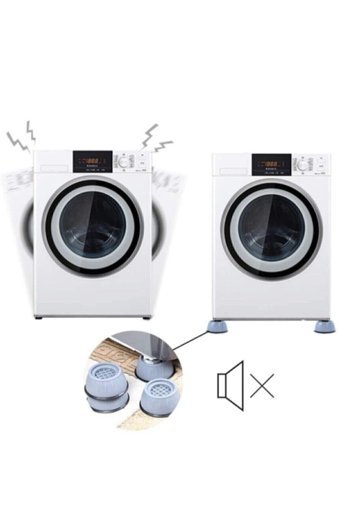 Rng Shopping Çamaşır Makinesi Kauçuk Ayak Pedleri Çamaşır Makinesi