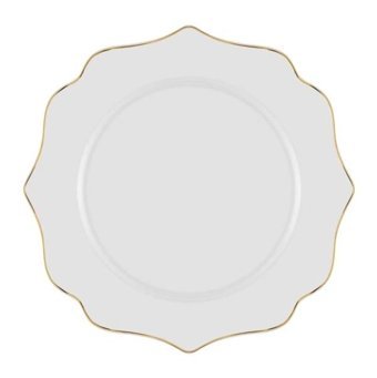 The Mia Estee 24 Parça 6 Kişilik Bone China Porselen Yuvarlak Yemek Takımı