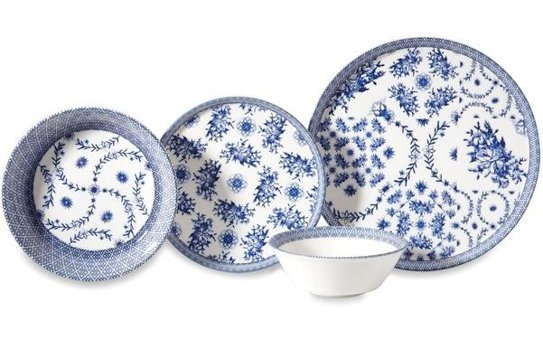 Korkmaz Iona Collection 24 Parça 6 Kişilik Porselen Yuvarlak Yemek Takımı