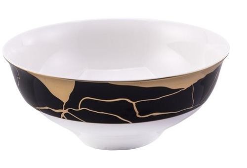 Jumbo Marble 61 Parça 12 Kişilik Bone China Porselen Yuvarlak Yemek Takımı